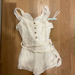 NWT* cute white romper